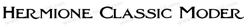 Hermione Classic Modern Typeface字体转换